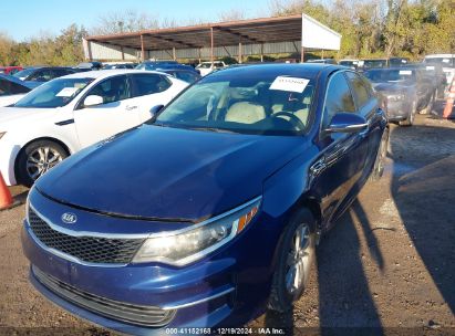 2016 KIA OPTIMA LX Blue  Gasoline 5XXGT4L37GG094342 photo #3