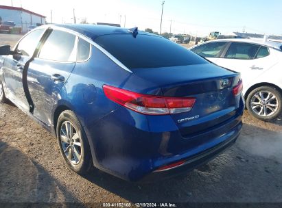 2016 KIA OPTIMA LX Blue  Gasoline 5XXGT4L37GG094342 photo #4