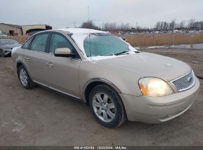 2007 FORD FIVE HUNDRED SEL Gold  Gasoline 1FAHP27107G113107 photo #1