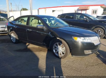 2012 LINCOLN MKZ HYBRID Black  Hybrid 3LNDL2L35CR829897 photo #1