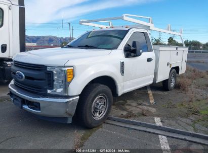 2017 FORD F-350 CHASSIS XL White  Gasoline 1FDBF3E67HEB53751 photo #3