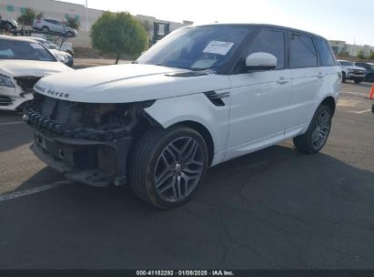 2016 LAND ROVER RANGE ROVER SPORT 3.0L V6 SUPERCHARGED SE White  Gasoline SALWG2VF8GA555533 photo #3