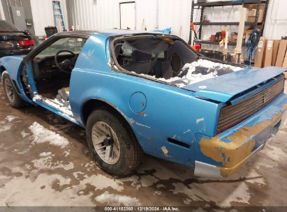 1984 PONTIAC FIREBIRD TRANS AM Blue  Gasoline 1G2AW87G0EL218079 photo #4