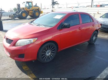 2010 TOYOTA COROLLA LE Red  Gasoline 1NXBU4EE8AZ325624 photo #3