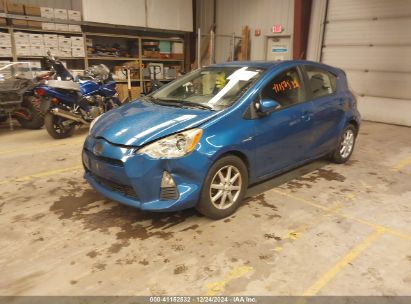 2013 TOYOTA PRIUS C THREE Blue  Hybrid JTDKDTB37D1057141 photo #3