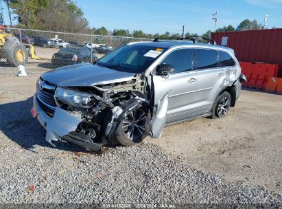 2016 TOYOTA HIGHLANDER XLE V6 Silver  Gasoline 5TDKKRFH9GS123176 photo #3