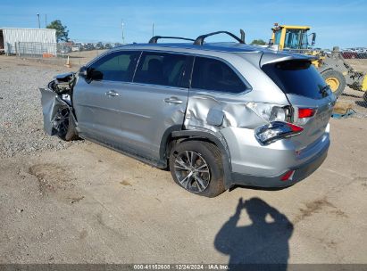 2016 TOYOTA HIGHLANDER XLE V6 Silver  Gasoline 5TDKKRFH9GS123176 photo #4