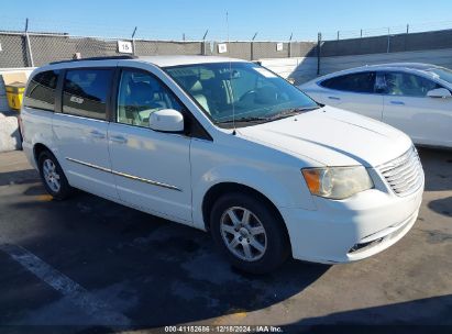 2012 CHRYSLER TOWN & COUNTRY TOURING White  Flexible Fuel 2C4RC1BG2CR207580 photo #1