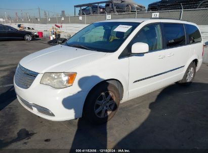 2012 CHRYSLER TOWN & COUNTRY TOURING White  Flexible Fuel 2C4RC1BG2CR207580 photo #3