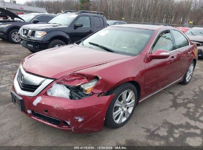 2009 ACURA RL 3.7 Red  Gasoline JH4KB26609C001699 photo #3