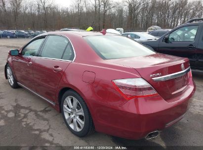 2009 ACURA RL 3.7 Red  Gasoline JH4KB26609C001699 photo #4