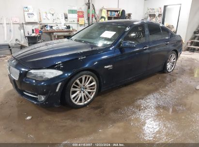 2011 BMW 550I XDRIVE Blue  Gasoline WBAFU9C58BC783982 photo #3