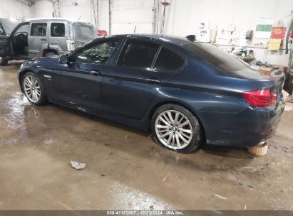 2011 BMW 550I XDRIVE Blue  Gasoline WBAFU9C58BC783982 photo #4