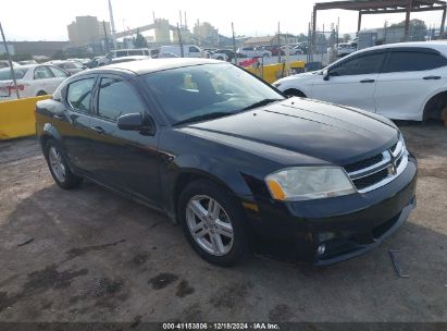 2013 DODGE AVENGER SXT Black  Gasoline 1C3CDZCB2DN502556 photo #1