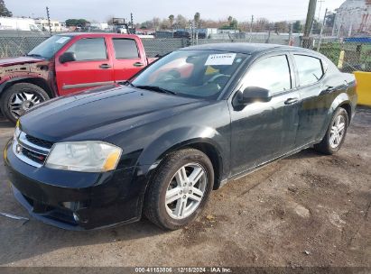 2013 DODGE AVENGER SXT Black  Gasoline 1C3CDZCB2DN502556 photo #3