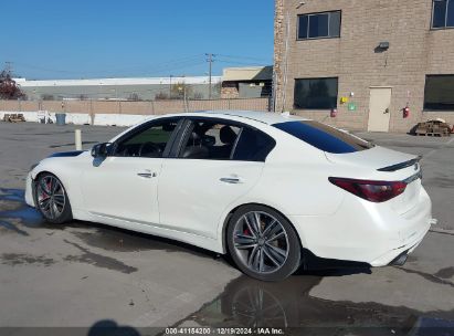 2019 INFINITI Q50 3.0T RED SPORT 400 White  Gasoline JN1FV7AP3KM760695 photo #4