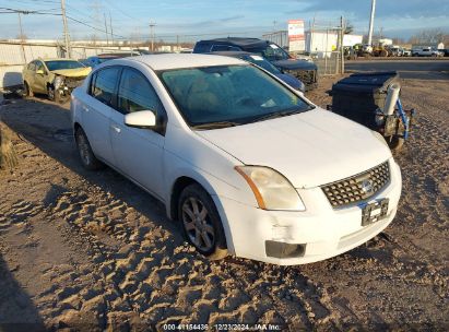 2007 NISSAN SENTRA 2.0S White  Gasoline 3N1AB61E77L622297 photo #1