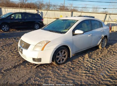 2007 NISSAN SENTRA 2.0S White  Gasoline 3N1AB61E77L622297 photo #3