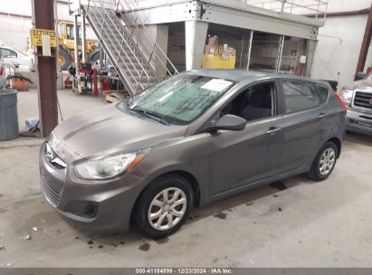 2012 HYUNDAI ACCENT GS Gray  Gasoline KMHCT5AE9CU029307 photo #3