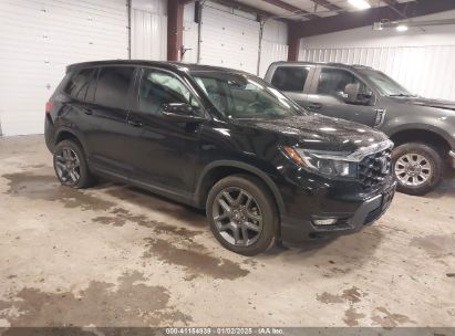 2023 HONDA PASSPORT AWD EX-L Black  Gasoline 5FNYF8H52PB013974 photo #1