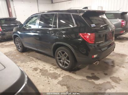 2023 HONDA PASSPORT AWD EX-L Black  Gasoline 5FNYF8H52PB013974 photo #4