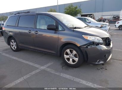 2011 TOYOTA SIENNA LE V6 Gray  Gasoline 5TDKK3DC1BS147128 photo #1