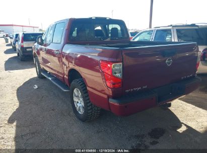 2017 NISSAN TITAN SV Red  Gasoline 1N6AA1E54HN500850 photo #4