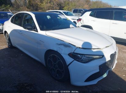 2022 ALFA ROMEO GIULIA VELOCE AWD White  Gasoline ZARFANBN9N7654478 photo #1