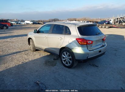 2015 MITSUBISHI OUTLANDER SPORT ES Silver  Gasoline 4A4AR3AWXFE057860 photo #4