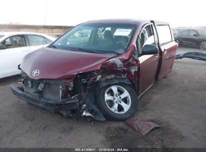 2013 TOYOTA SIENNA L V6 7 PASSENGER Maroon  Gasoline 5TDZK3DC9DS381681 photo #3