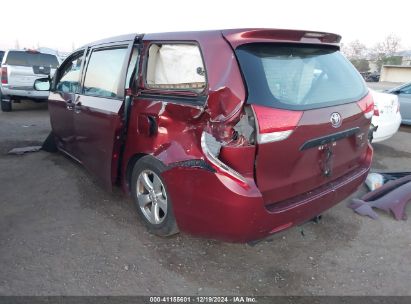 2013 TOYOTA SIENNA L V6 7 PASSENGER Maroon  Gasoline 5TDZK3DC9DS381681 photo #4