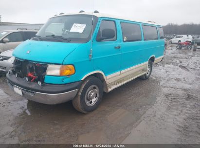 2000 DODGE RAM WAGON 3500 Blue  Gasoline 2B5WB35Z9YK176660 photo #3