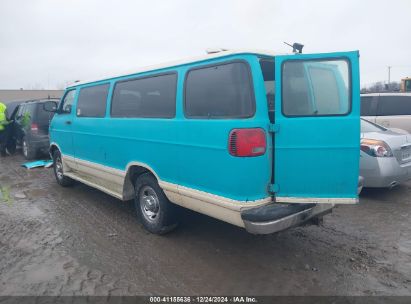 2000 DODGE RAM WAGON 3500 Blue  Gasoline 2B5WB35Z9YK176660 photo #4