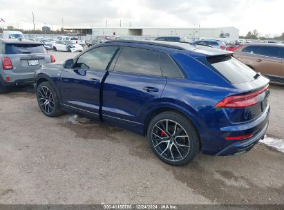 2022 AUDI Q8 PRESTIGE 55 TFSI QUATTRO TIPTRONIC Blue  Gasoline WA1FVBF14ND027851 photo #4