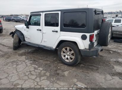 2014 JEEP WRANGLER UNLIMITED SAHARA White  Flexible Fuel 1C4HJWEG5EL271991 photo #4