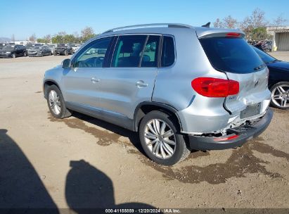 2013 VOLKSWAGEN TIGUAN SE Silver  Gasoline WVGAV3AX6DW575950 photo #4