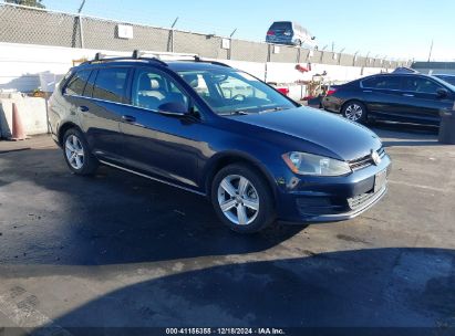 2015 VOLKSWAGEN GOLF SPORTWAGEN TDI S 4-DOOR Blue  Diesel 3VWCA7AU9FM509947 photo #1