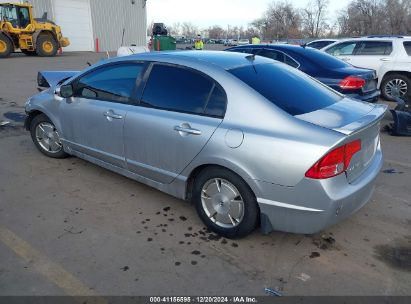 2006 HONDA CIVIC HYBRID Silver  Hybrid JHMFA36256S011895 photo #4