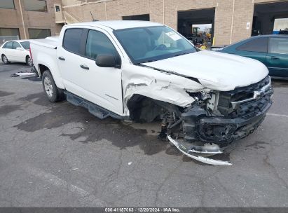 2021 CHEVROLET COLORADO 2WD  SHORT BOX WT White  Gasoline 1GCGSBEN6M1265899 photo #1