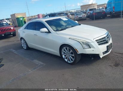 2013 CADILLAC ATS PREMIUM White  Gasoline 1G6AE5SX7D0137944 photo #1