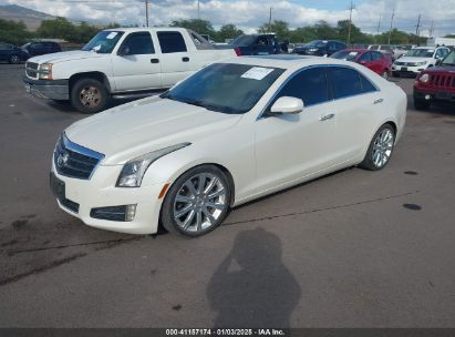 2013 CADILLAC ATS PREMIUM White  Gasoline 1G6AE5SX7D0137944 photo #3