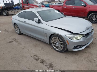 2014 BMW 428I XDRIVE Silver  Gasoline WBA3N5C53EF716542 photo #1