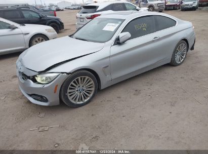 2014 BMW 428I XDRIVE Silver  Gasoline WBA3N5C53EF716542 photo #3