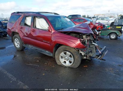 2005 TOYOTA 4RUNNER LIMITED V8 Red  Gasoline JTEBT17R258019826 photo #1