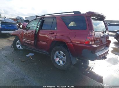 2005 TOYOTA 4RUNNER LIMITED V8 Red  Gasoline JTEBT17R258019826 photo #4