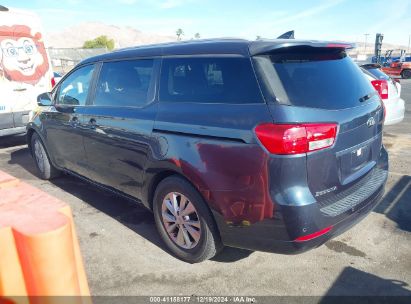 2016 KIA SEDONA LX Dark Blue  Gasoline KNDMB5C10G6165874 photo #4