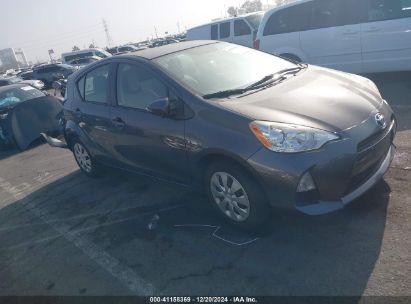 2014 TOYOTA PRIUS C ONE Gray  Hybrid JTDKDTB37E1070943 photo #1