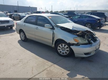 2003 TOYOTA COROLLA LE Silver  Gasoline JTDBR32E630008648 photo #1