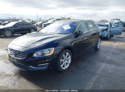 2016 VOLVO S60 T5 DRIVE-E PREMIER Black  Gasoline YV126MFK2G2401582 photo #3