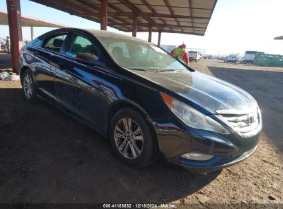 2013 HYUNDAI SONATA GLS Black  Gasoline 5NPEB4AC0DH651816 photo #1